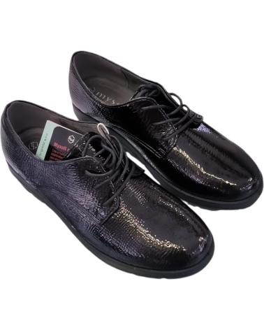 MYSOFT KEILABSATZSCHUH MIT SCHNÜRSENKELN 24M583 SCHWARZ VARIOS COLORES