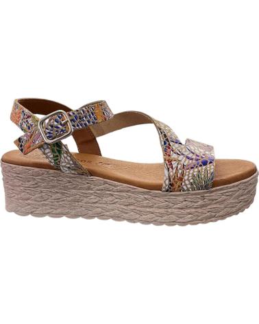 SANDALIAS PLATAFORMA EVA FRUTOS MODELO 742 DISEÑO DUNE HIBISCUS VARIOS COLORES