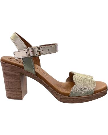 SANDALIAS DE TACÓN EVA FRUTOS 945 ORO CUERDA VARIOS COLORES