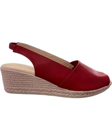 EVA FRUTOS SANDALIAS DE CUÑA MODELO 300 ROJO VARIOS COLORES