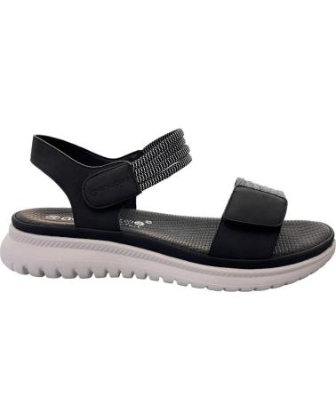 SANDALIAS AMARPIES ABZ26586 CON CIERRES DE VELCRO - NEGRO VARIOS COLORES