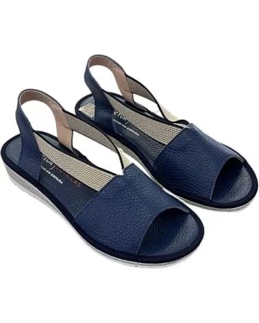 Sandalen-De-Mujer-D`CUTILLAS-SANDALIA-DE-PIEL-CON-ELASTICOS-PARA-MUJER-ALMOHADILLA-DE-G-MARINO