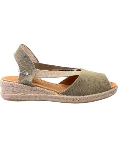 CM MEDITERRANEA SANDALIAS ESPARTO GOMAS CUNA BAJA MEDITERRANEA 40233 KAKI VARIOS COLORES