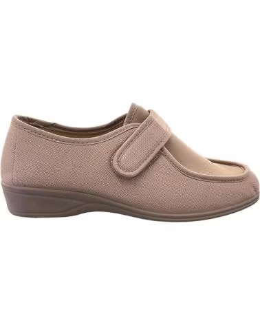 Sportif-De-Mujer-D`CUTILLAS-CHAUSSURE CONFORT D`CUTILLAS DOCTOR CUTILLAS 706 MARRON CLAIR AVEC FERMETURE ADHÉRENTE VELCRO-TOSTAD