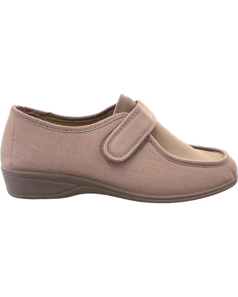 Sportif-De-Mujer-D`CUTILLAS-CHAUSSURE CONFORT D`CUTILLAS DOCTOR CUTILLAS 706 MARRON CLAIR AVEC FERMETURE ADHÉRENTE VELCRO-TOSTAD