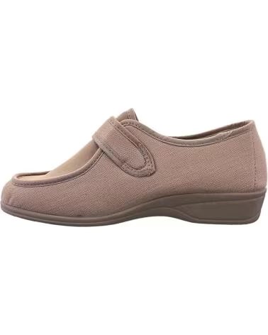 Sportif-De-Mujer-D`CUTILLAS-CHAUSSURE CONFORT D`CUTILLAS DOCTOR CUTILLAS 706 MARRON CLAIR AVEC FERMETURE ADHÉRENTE VELCRO-TOSTAD