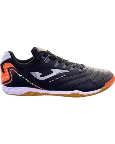 ZAPATILLAS FÚTBOL SALA JOMA MAXIMA 2301 MAXS-2301IN NEGRO NARANJA NEGRO