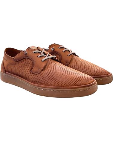 FLUCHOS ZAPATOS CORDONES ELASTICOS HOMBRE LEO F1947 CUERO VARIOS COLORES