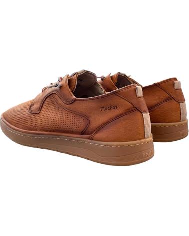 FLUCHOS ZAPATOS CORDONES ELASTICOS HOMBRE LEO F1947 CUERO VARIOS COLORES