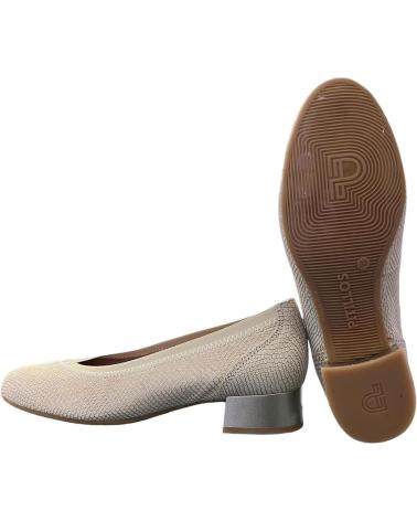 PITILLOS PUMPS 5710 - NIEDRIGER ABSATZ METALLIC GOLD METáLICO