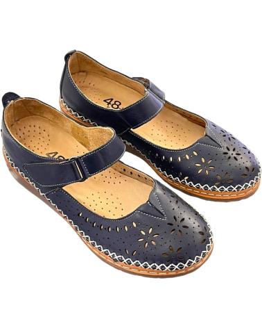 48 HORAS LEDER-SPANGENSCHUHE MODELL 413804-29 MARINEBLAU VARIOS COLORES