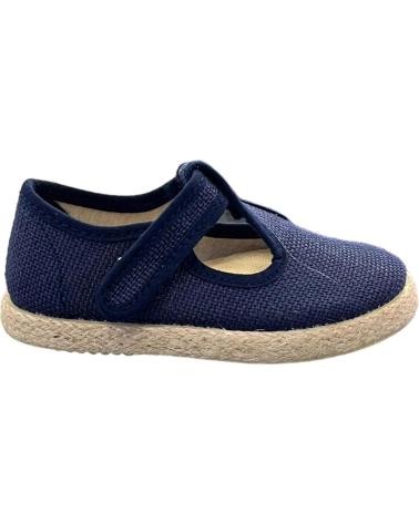 TOKOLATE LEINEN-KLETTSCHUH 2136V-09 MARINE VARIOS COLORES