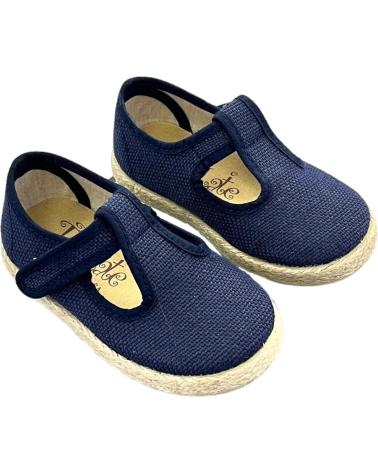 TOKOLATE LEINEN-KLETTSCHUH 2136V-09 MARINE VARIOS COLORES