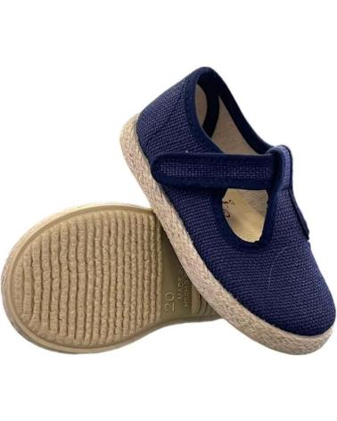 TOKOLATE LEINEN-KLETTSCHUH 2136V-09 MARINE VARIOS COLORES