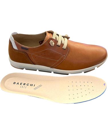 BAERCHI FREIZEITSCHUHE 2002 LEDER KARAMELL VARIOS COLORES