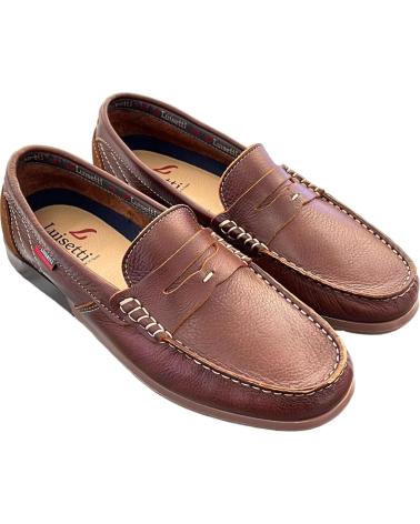 LUISETTI MOKASSIN 29301NA AUS NAPPALEDER IN COGNAC VARIOS COLORES