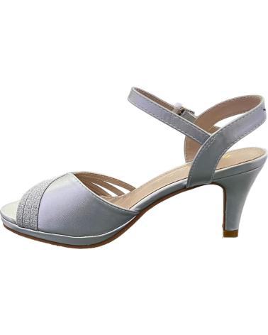 PRESTIGIO C-400 SILVER PARTY HEEL SANDALS VARIOS COLORES