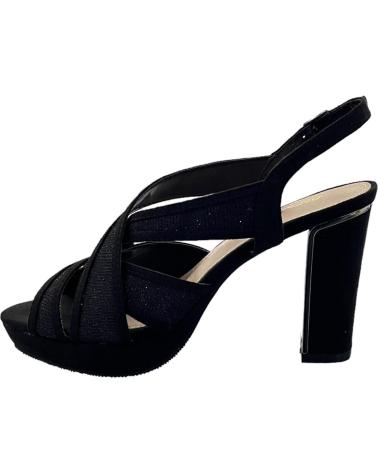 PRESTIGIO C-437 BLACK BLOCK HEEL PARTY SANDALS VARIOS COLORES