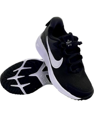 ZAPATILLAS DE RUNNING NIKE STAR RUNNER 4 DX7614 PARA NIÑO - BLANCO BLANCO