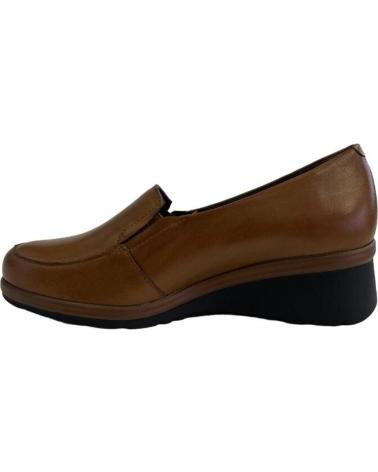 PITILLOS 106 KEIL-MOKASSIN FÜR DAMEN AUS LEDER, VERSCHIEDENE FARBEN MARRóN