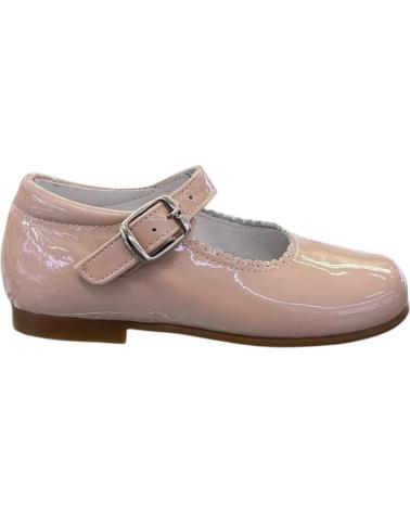 ROLY POLY 100-3 PATENT LEATHER MARY JANES IN METAL CAMEO FOR GIRLS VARIOS COLORES