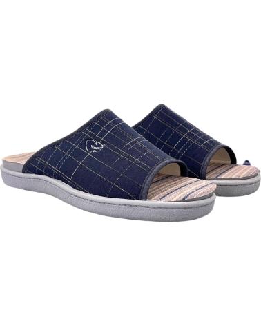 PLUMAFLEX HAUSSCHUHE OFFENE SPITZE 12452 MARINEBLAU VARIOS COLORES