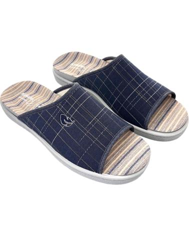 PLUMAFLEX HAUSSCHUHE OFFENE SPITZE 12452 MARINEBLAU VARIOS COLORES