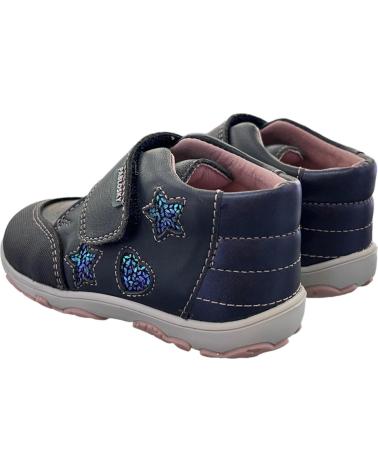 PABLOSKY 015824 LEDERSTIEFEL MIT KLETTVERSCHLUSS IN PILZ-MARINEBLAU VARIOS COLORES