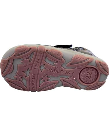 PABLOSKY 015824 LEDERSTIEFEL MIT KLETTVERSCHLUSS IN PILZ-MARINEBLAU VARIOS COLORES