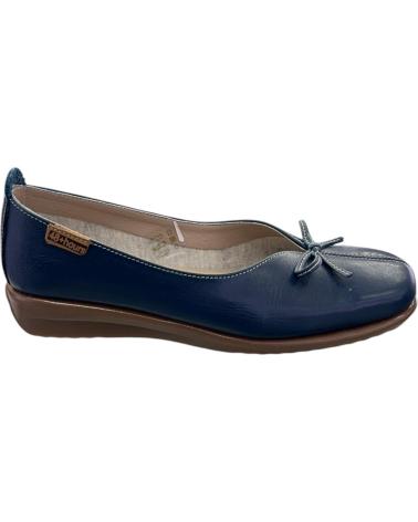 48 HORAS BALLERINA FLATS 310401-22 IN JEANS LEATHER FOR WOMEN - COMFORT AND STYLE VARIOS COLORES