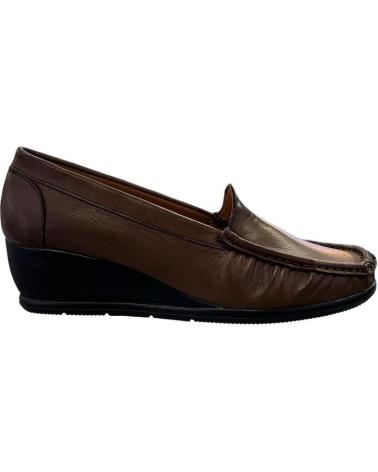 MOCASSIM DE CUNHA PARYMEDIO 1729 COR CASTOR PARA MULHER VARIOS COLORES