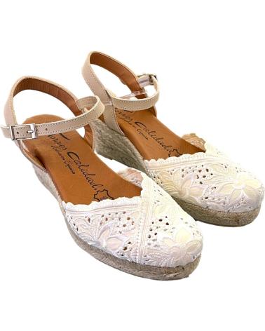 DTORRES 5004 JUTE AND BEIGE LEATHER SANDALS VARIOS COLORES