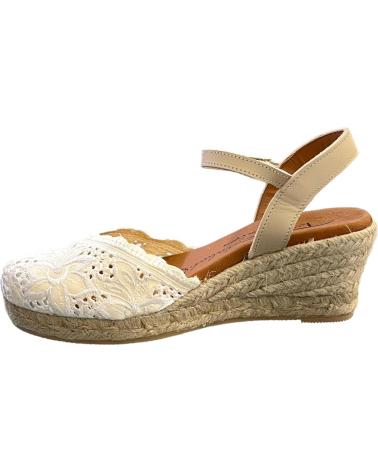 DTORRES 5004 JUTE AND BEIGE LEATHER SANDALS VARIOS COLORES