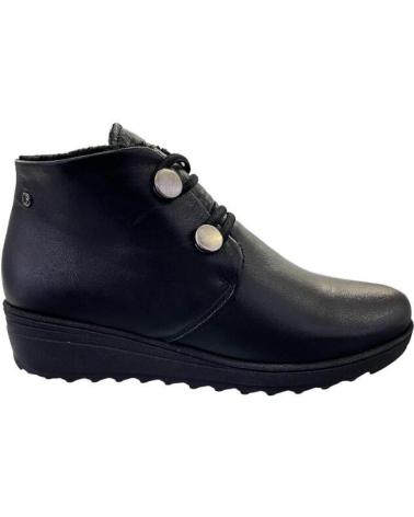 GIORDA 27660 BLACK - LEATHER ANKLE BOOTS WITH ELASTIC CLOSURE VARIOS COLORES