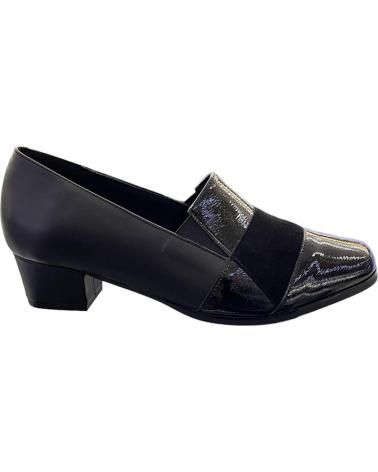 MOCASSIN DOCTOR CUTILLAS 81737 À TALON LARGE - NOIR ET AUTRES COULEURS VARIOS COLORES
