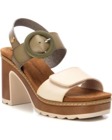 XTI SANDALIA DE TACÓN ANCHO MODELO 144088 KAKI KAKI