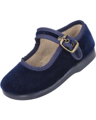 BUBBLE BOBBLE 151-TIFON SAMT-SPANGENSCHUHE IN BLAU AZUL