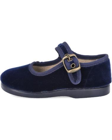 BUBBLE BOBBLE 151-TIFON SAMT-SPANGENSCHUHE IN BLAU AZUL