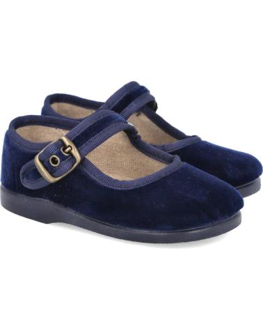 BUBBLE BOBBLE 151-TIFON SAMT-SPANGENSCHUHE IN BLAU AZUL