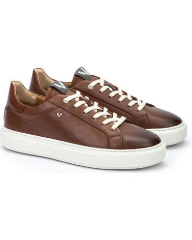 MARTINELLI HASTINGS 1738 BRAUNE LEDER-SNEAKER FÜR HERREN MARRóN