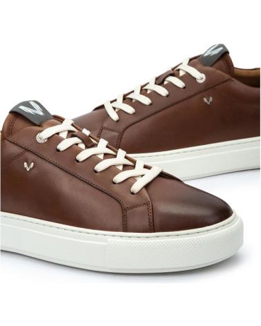MARTINELLI HASTINGS 1738 BRAUNE LEDER-SNEAKER FÜR HERREN MARRóN
