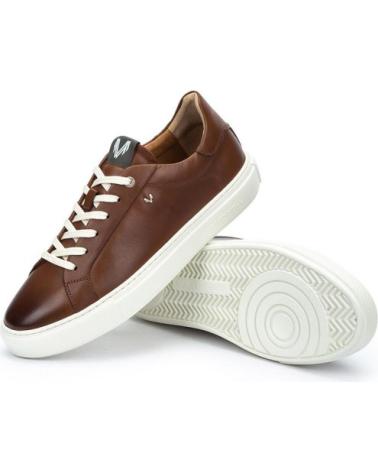 MARTINELLI HASTINGS 1738 BRAUNE LEDER-SNEAKER FÜR HERREN MARRóN