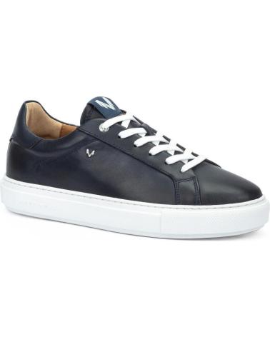 MARTINELLI HASTINGS 1738 BLAUE LEDER-SNEAKER FÜR HERREN AZUL
