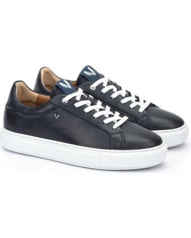 MARTINELLI HASTINGS 1738 BLAUE LEDER-SNEAKER FÜR HERREN AZUL