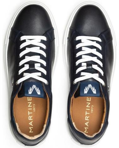 MARTINELLI HASTINGS 1738 BLAUE LEDER-SNEAKER FÜR HERREN AZUL