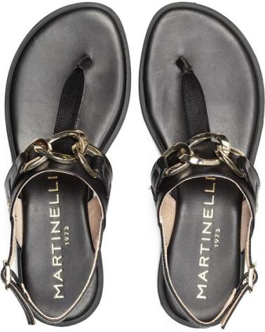MARTINELLI SANDALIAS PLANAS MAZZINI 1535 NEGRO