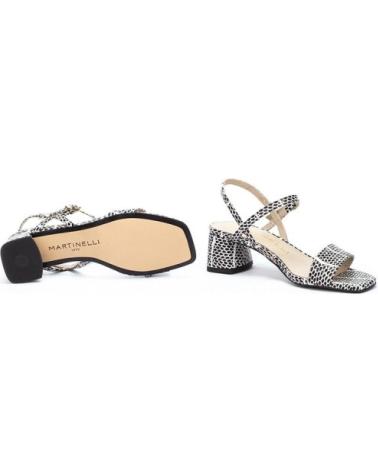 MARTINELLI VETTABBIA 1751 - SANDALIAS DE TACÓN NEGRAS NEGRO