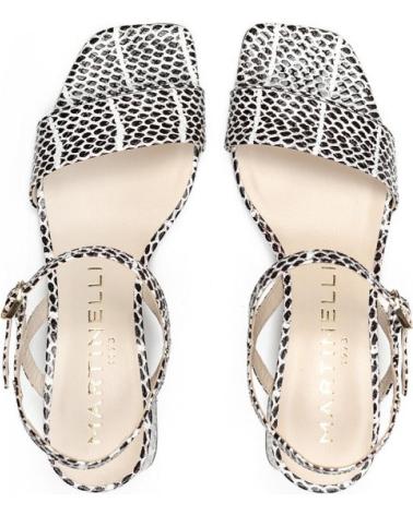 MARTINELLI VETTABBIA 1751 - SANDALIAS DE TACÓN NEGRAS NEGRO