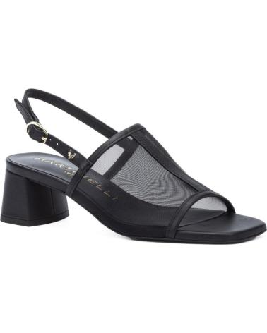 MARTINELLI SANDALES À TALON VETTABBIA 1751-B420Z NOIR 5CM NEGRO