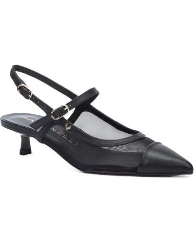 MARTINELLI CHAUSSURES SLINGBACK GAETA 1746 NOIR TALON 3CM NEGRO